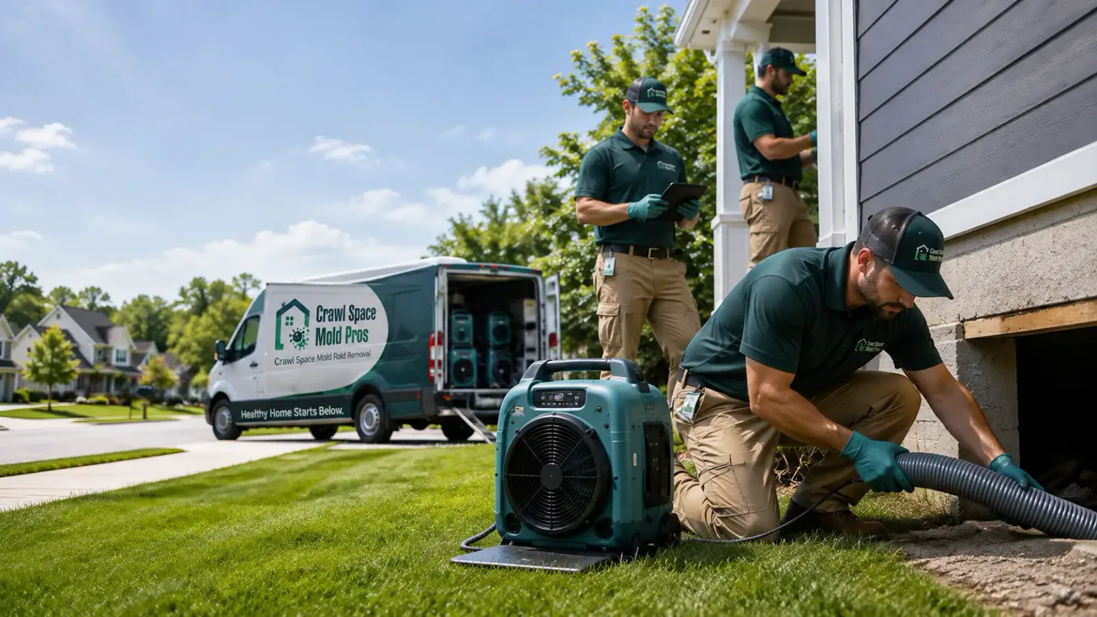 Crawl Space Mold Removal in Riddlesburg, PA